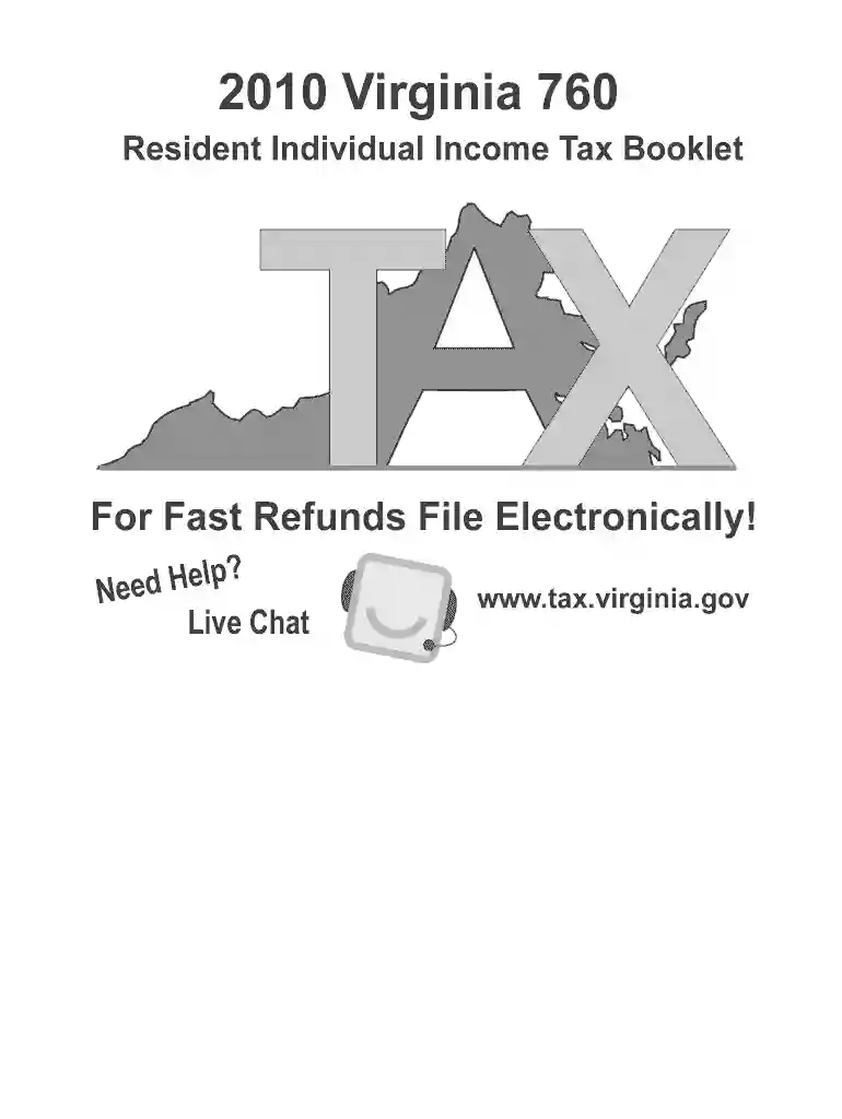 virginia 760 form 2010 Preview on Page 1