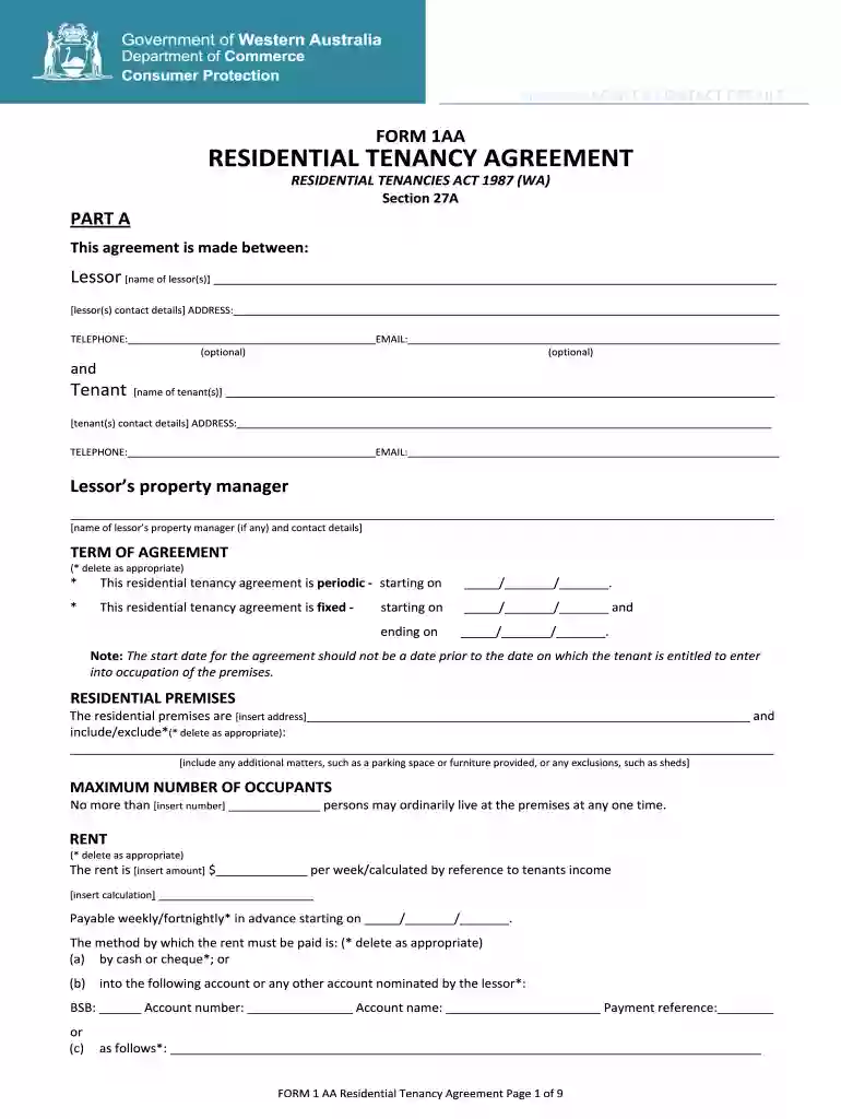 bc tenancy agreement pdf Preview on Page 1