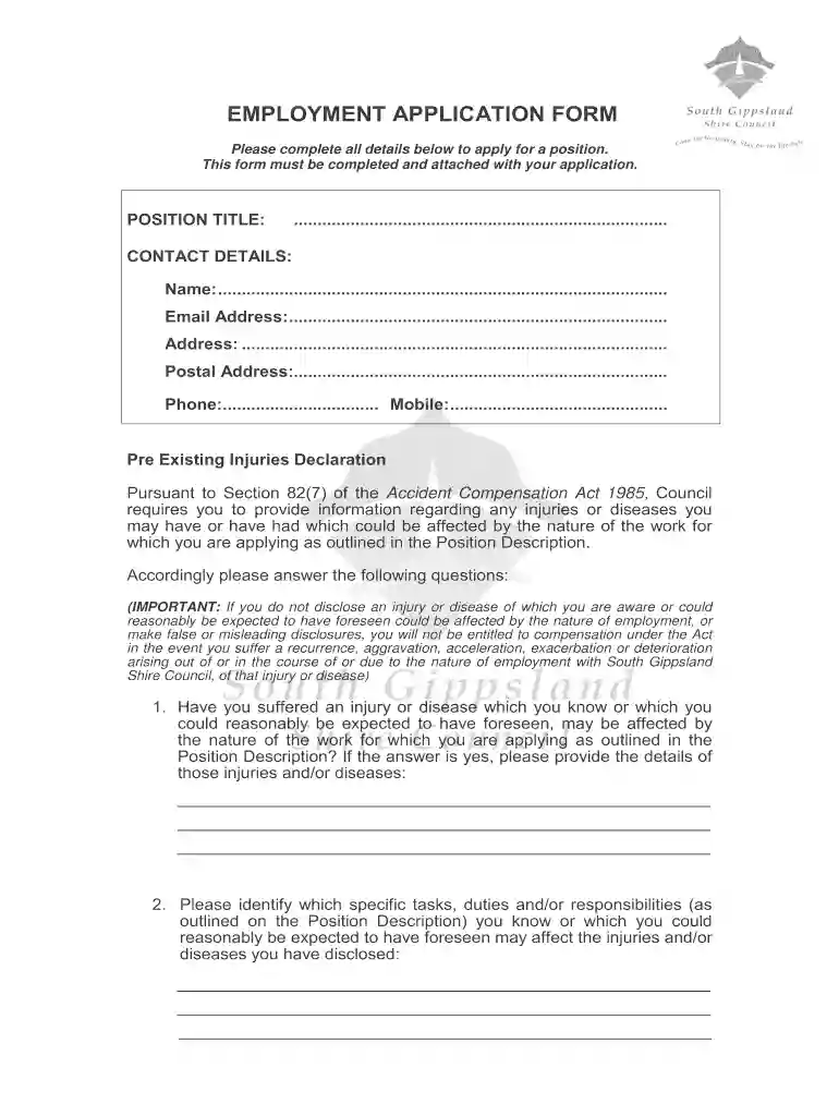 employee medical history form pdf Preview on Page 1