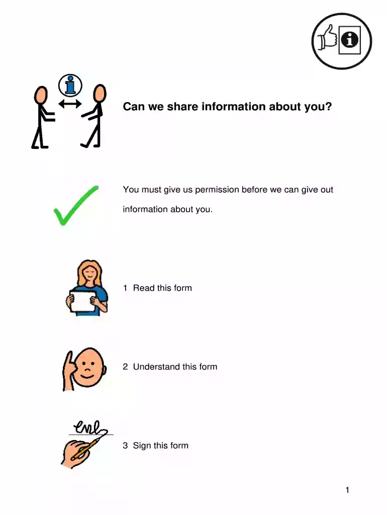 consent form in english Preview on Page 1