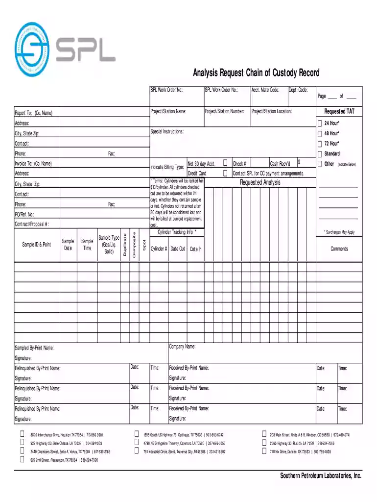 spl form Preview on Page 1