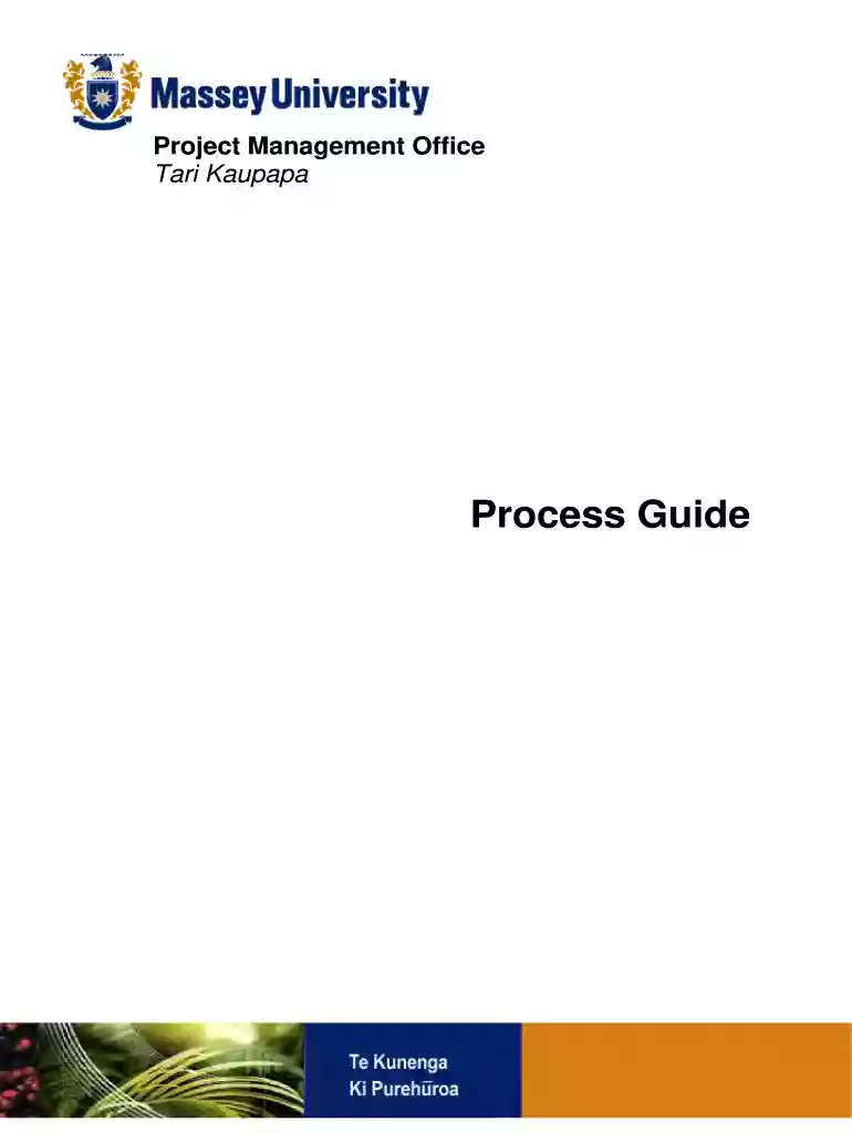 Process Guide - Massey University - massey ac Preview on Page 1