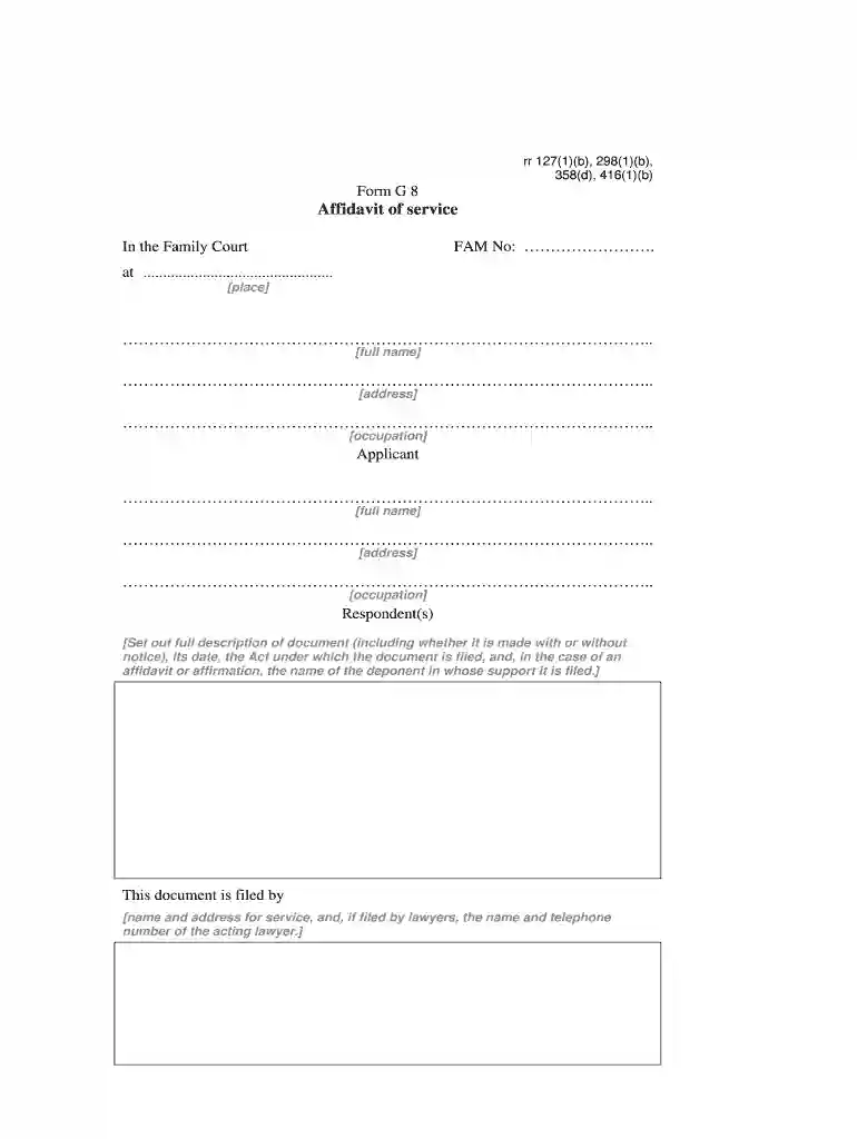 form g8 Preview on Page 1