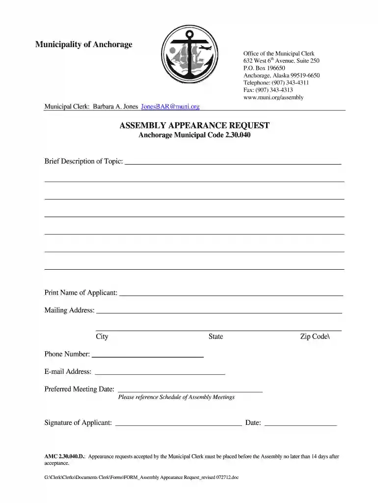 anchorage assembly meeting live today Preview on Page 1