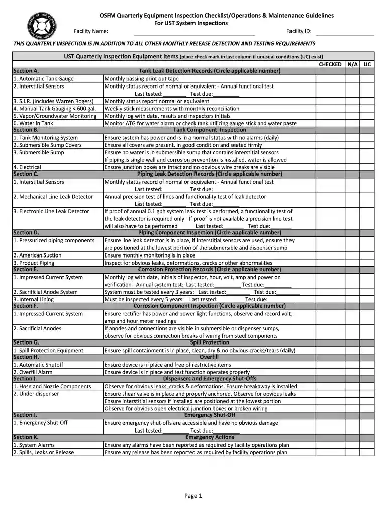 osfm ust database Preview on Page 1