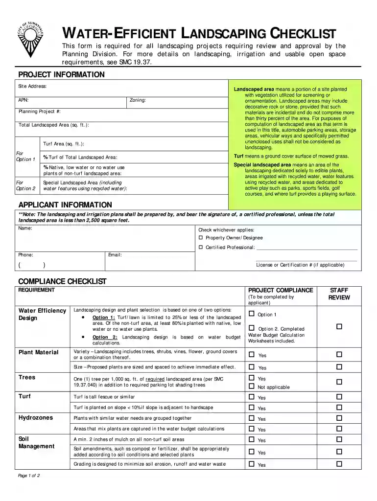 sunnyvale utilities Preview on Page 1