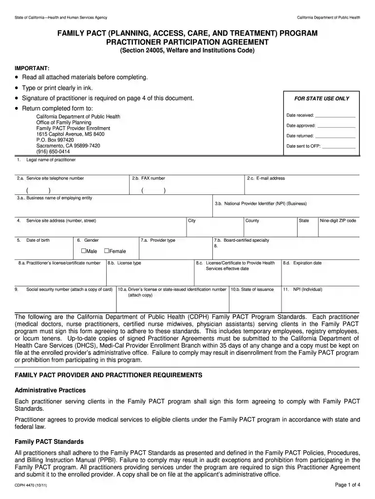 cdph 4470 Preview on Page 1