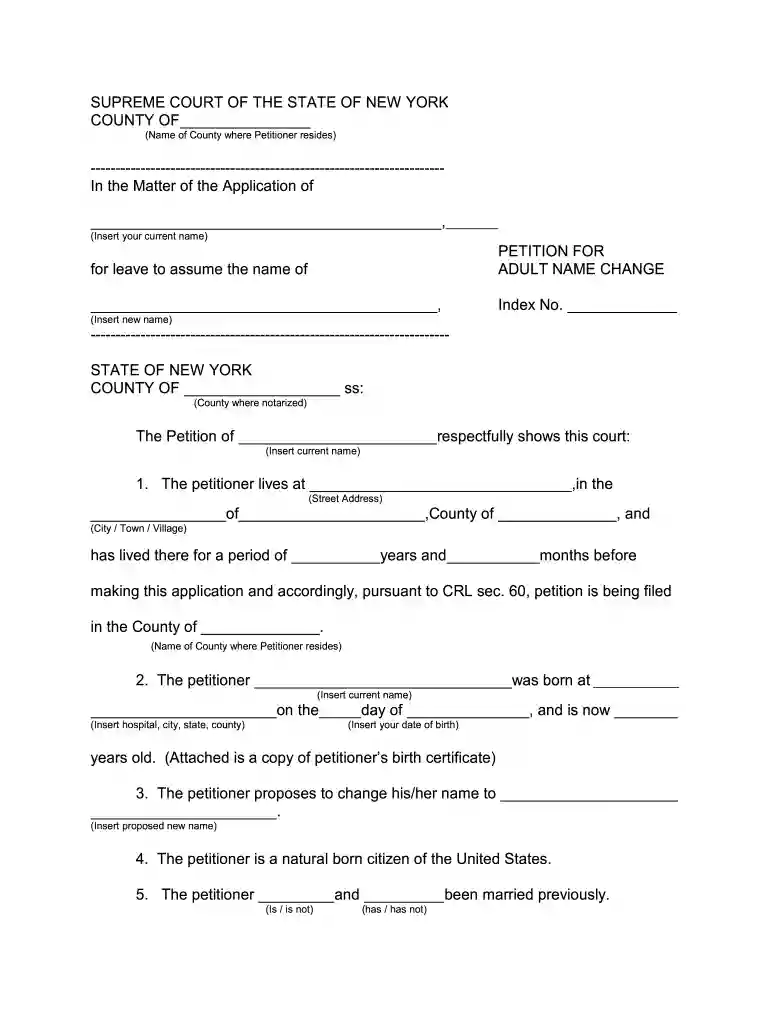 change name on ny state form Preview on Page 1