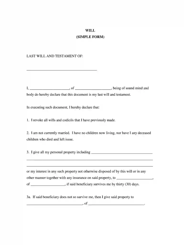 free blank will form Preview on Page 1