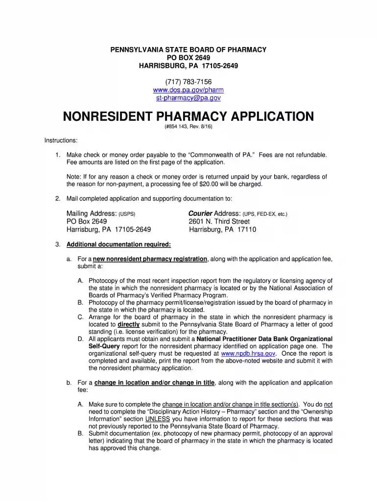 pennsylvania pharmacy board Preview on Page 1
