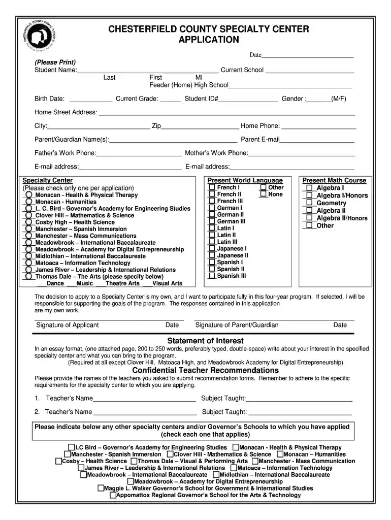ccps specialty centers Preview on Page 1