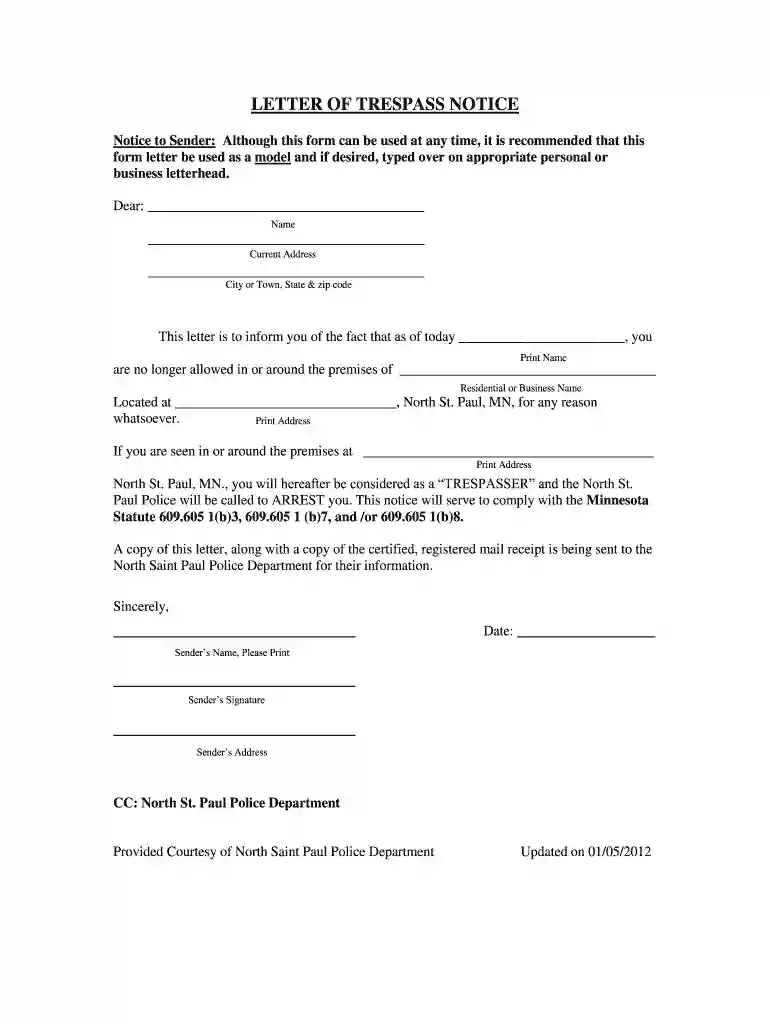no trespass order ontario Preview on Page 1