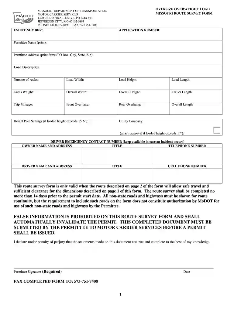 route form Preview on Page 1