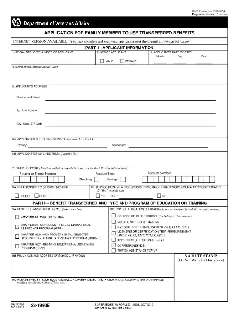 va form 20 5455 Preview on Page 1