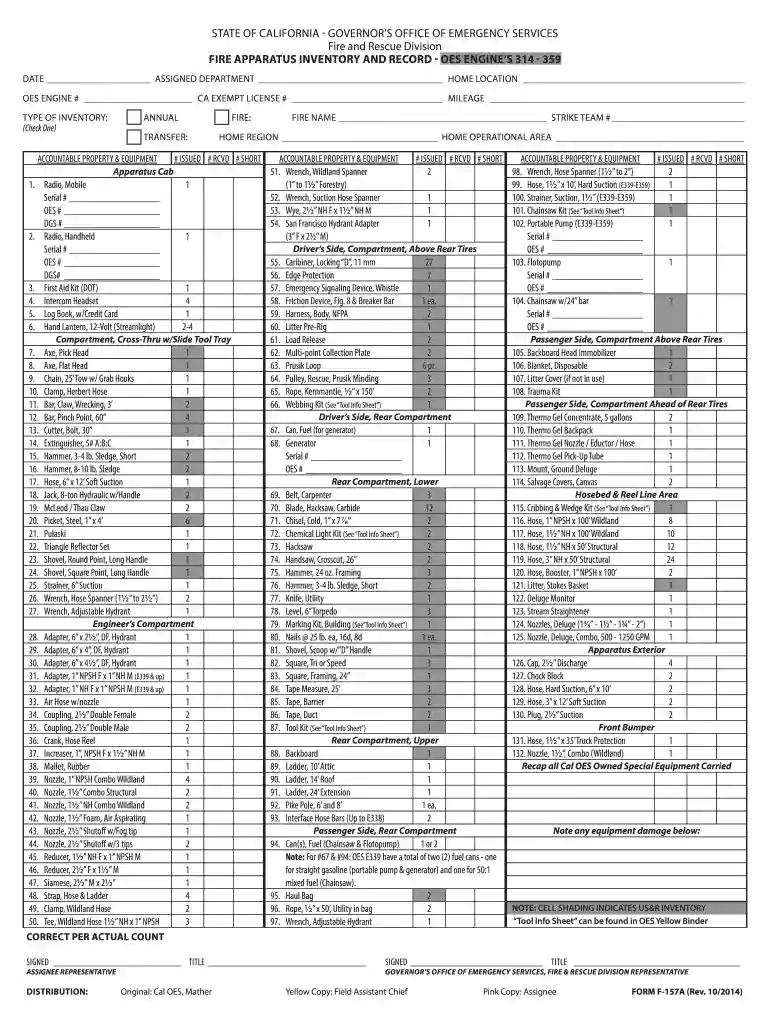 2014 CA F-157A Preview on Page 1