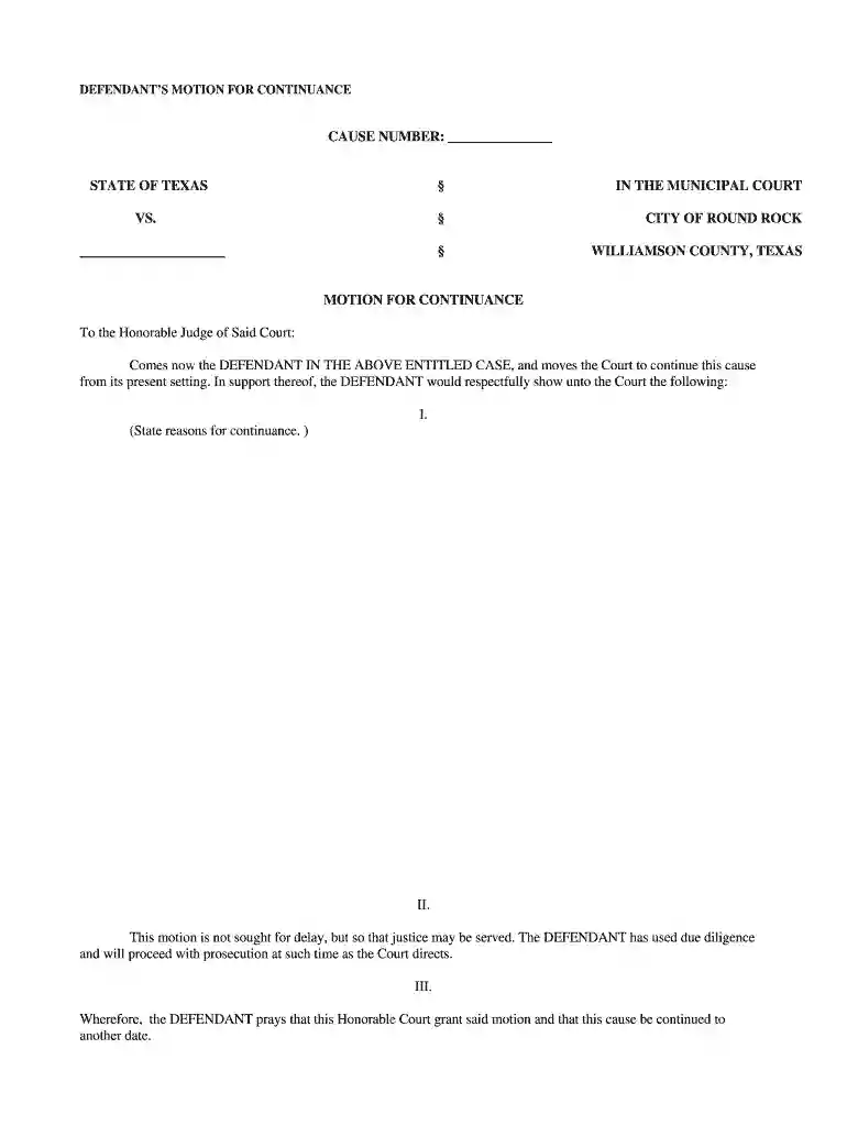 texas motion to dismiss form Preview on Page 1
