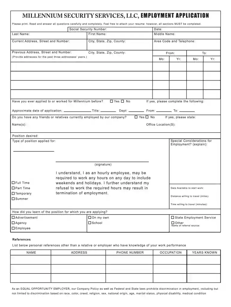 millennium security jobs Preview on Page 1