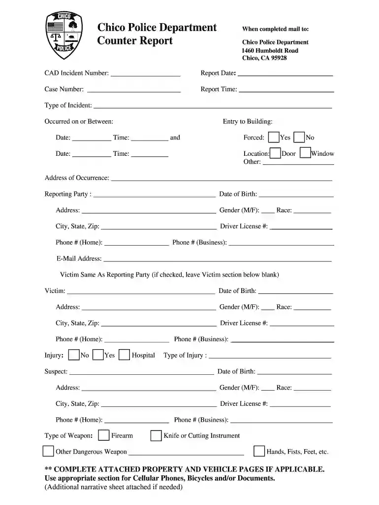 counter report police Preview on Page 1