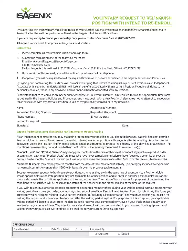 how to cancel isagenix subscription Preview on Page 1