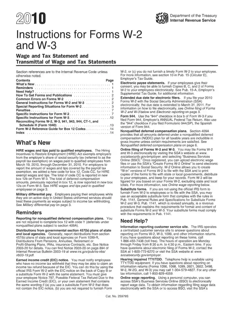 2010 w form Preview on Page 1