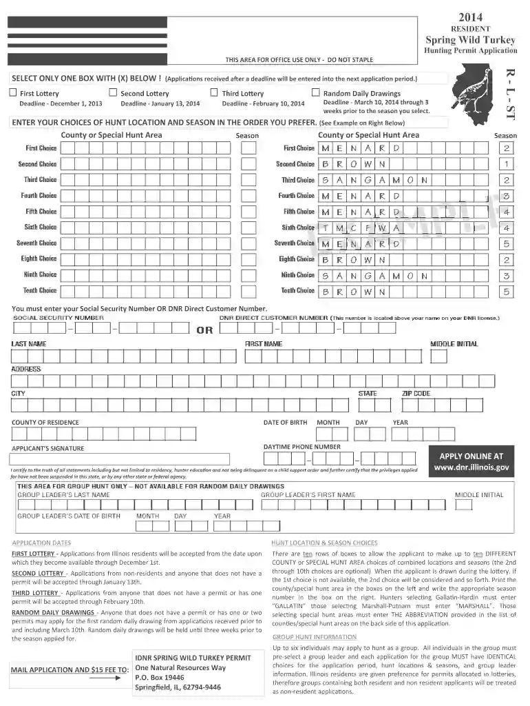illinois turkey permits available by county Preview on Page 1
