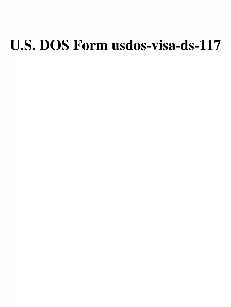 for example ds117 form 2004 Preview on Page 1
