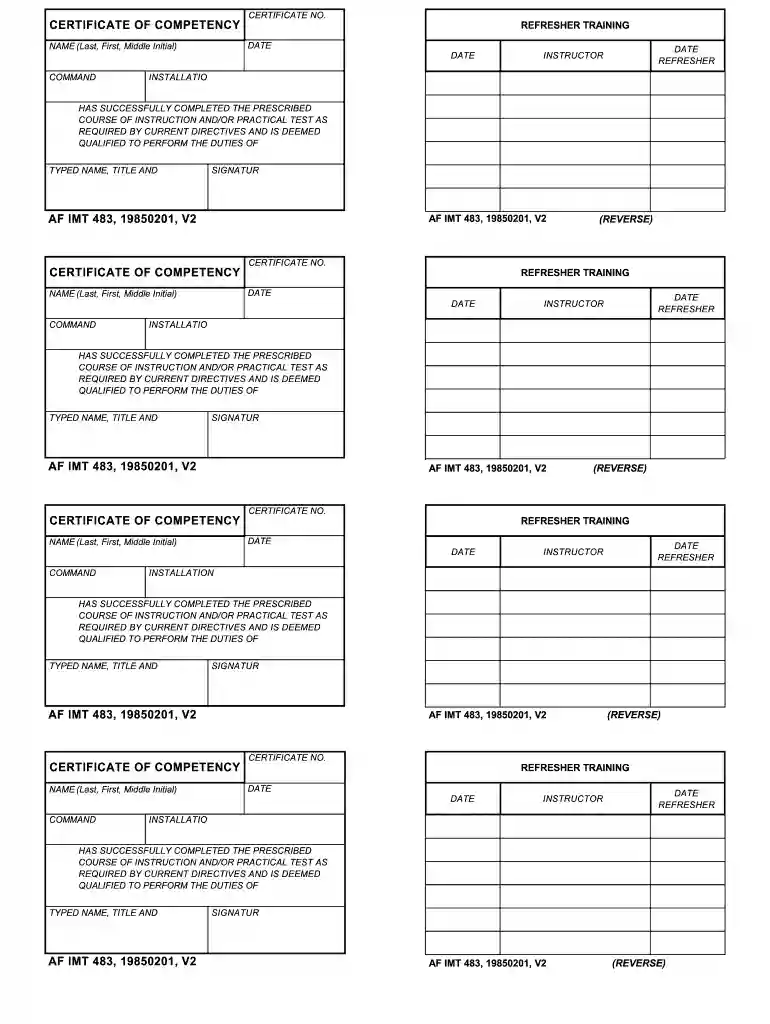 af form 4392 Preview on Page 1