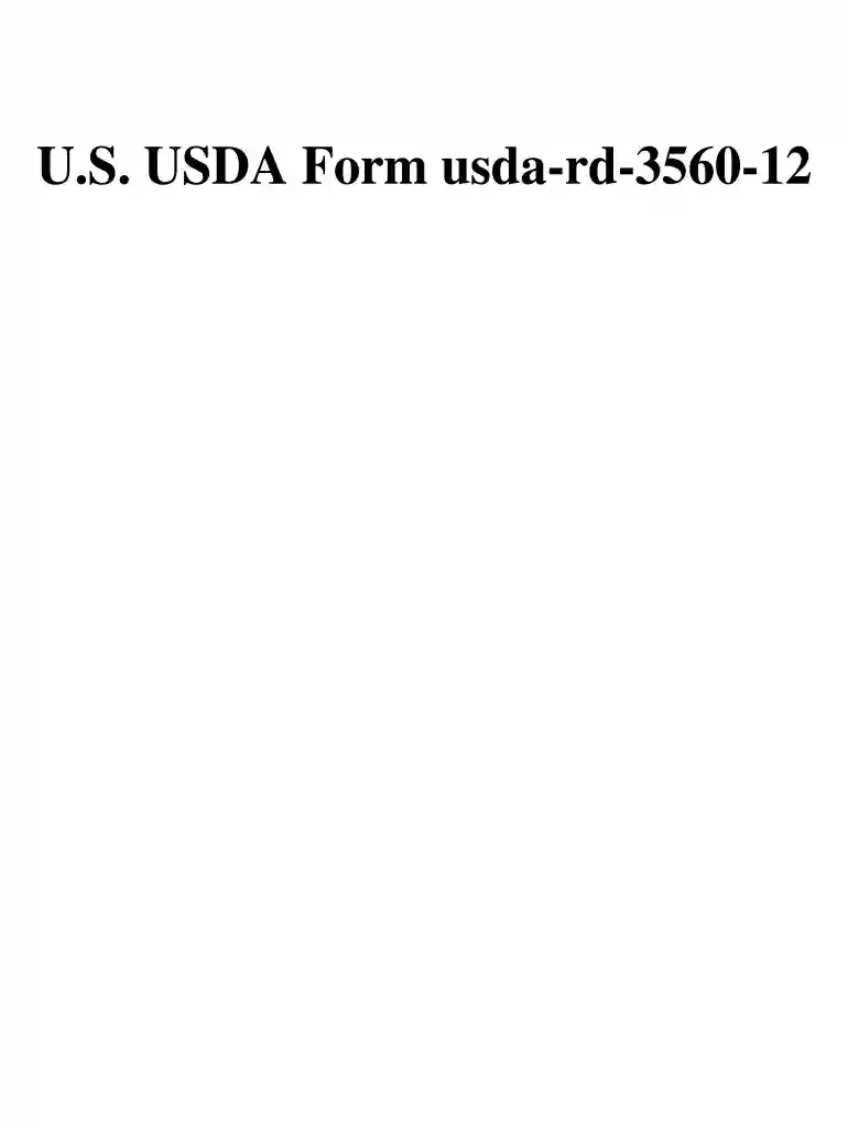 form rd 3560 12 Preview on Page 1