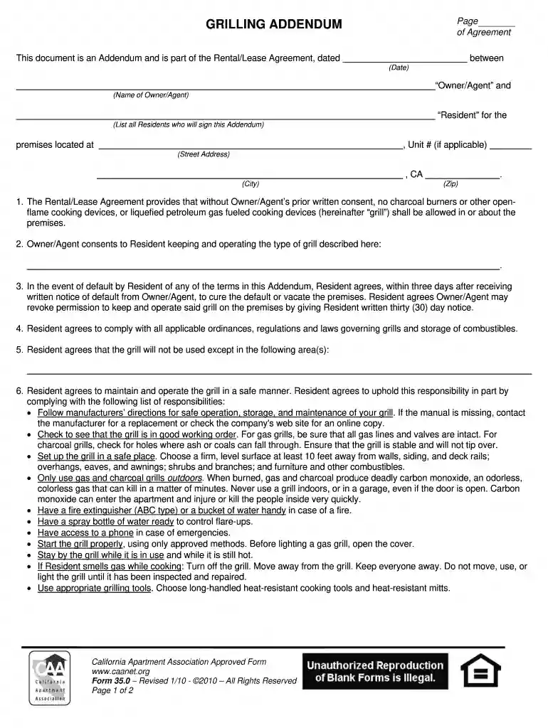 grilling addendum Preview on Page 1