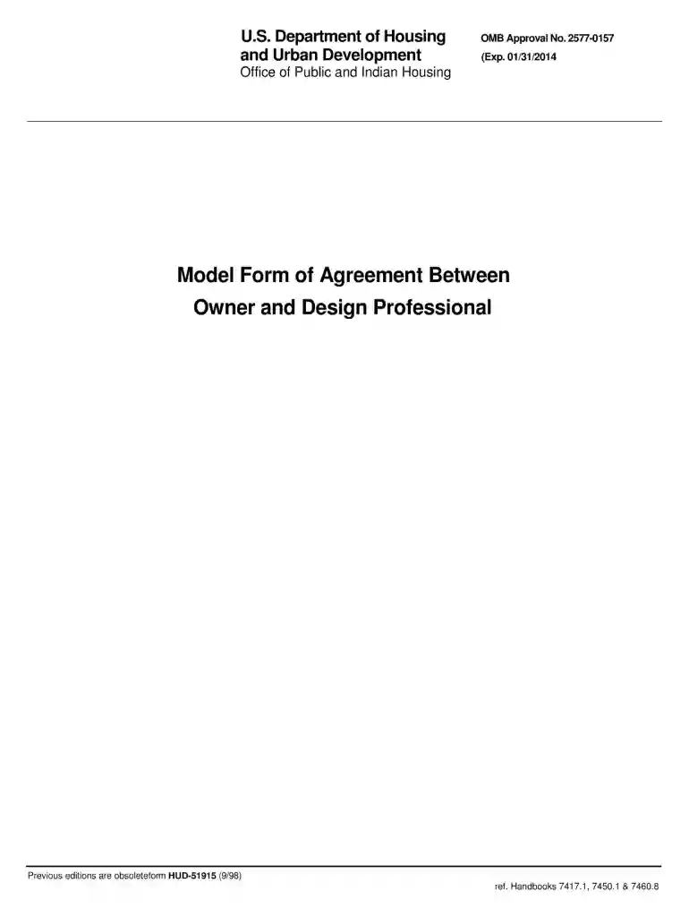 model form of agreement Preview on Page 1