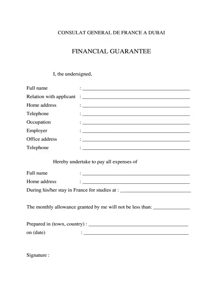 FINANCIAL GUARANTEE - vfsglobal-fr-aecom Preview on Page 1