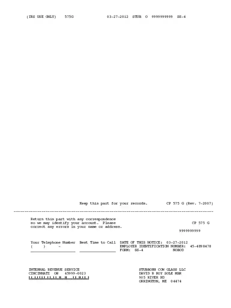 cp 575 form pdf Preview on Page 1