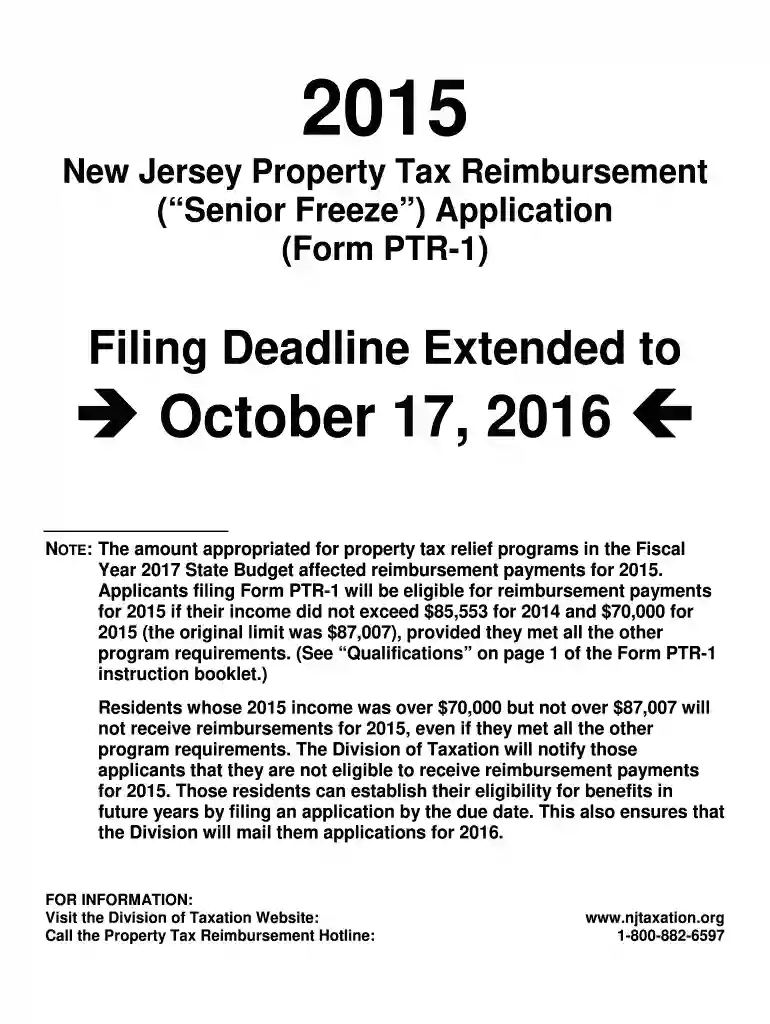 will the nj senior freeze checks be mailed Preview on Page 1