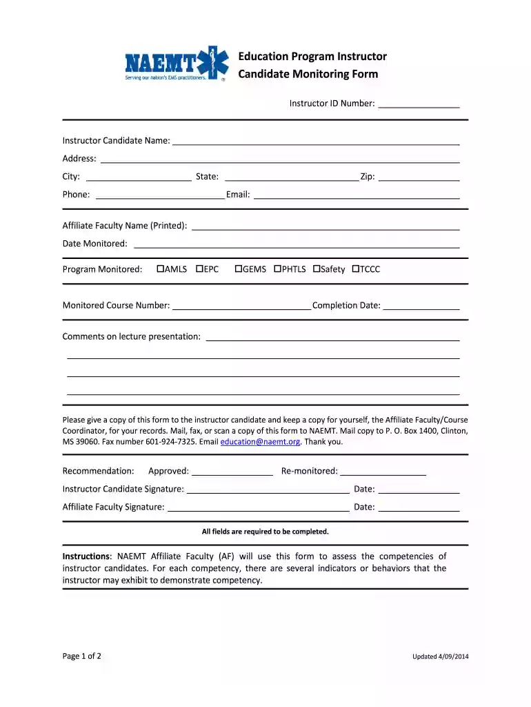 naemt login Preview on Page 1