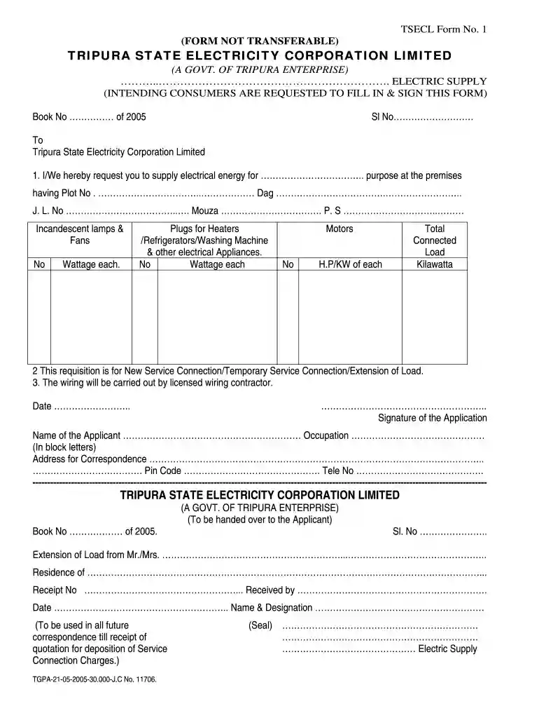 tsecl full form Preview on Page 1