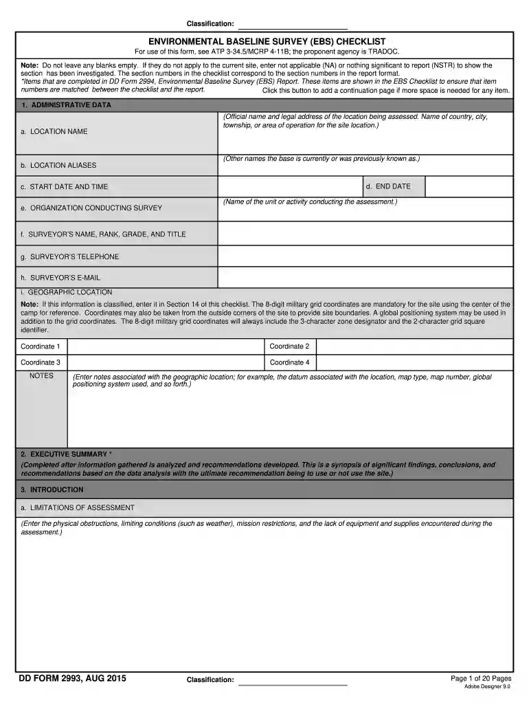 environmental baseline survey Preview on Page 1