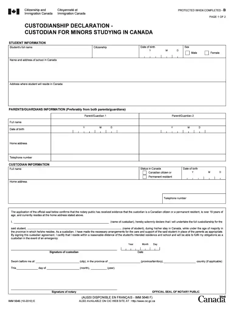 imm 5646 français Preview on Page 1