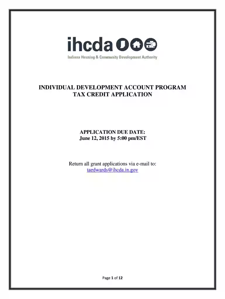 ihcda website Preview on Page 1