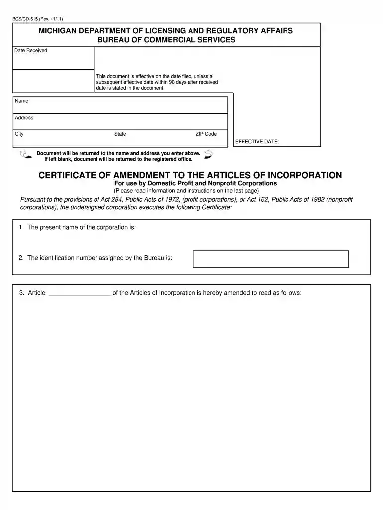 form cd 515 state of michigan Preview on Page 1
