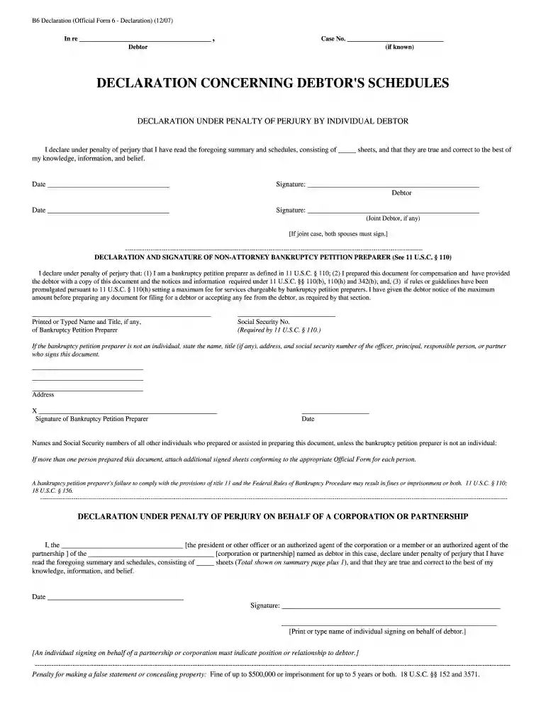 joint declaration form fill up Preview on Page 1