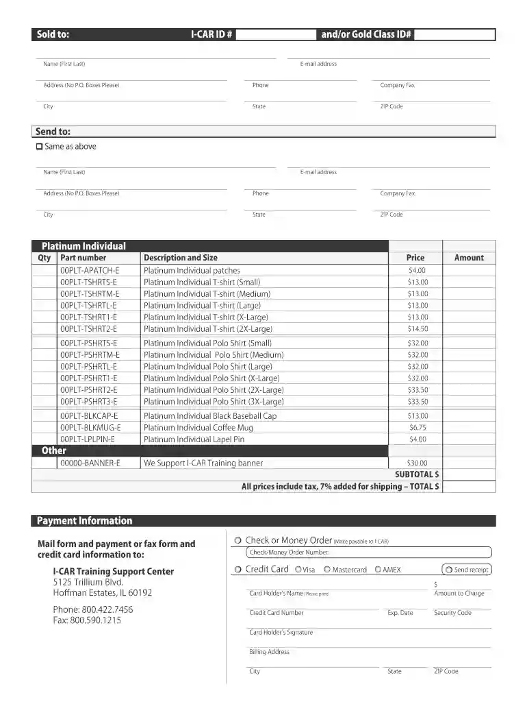i car merchandise Preview on Page 1