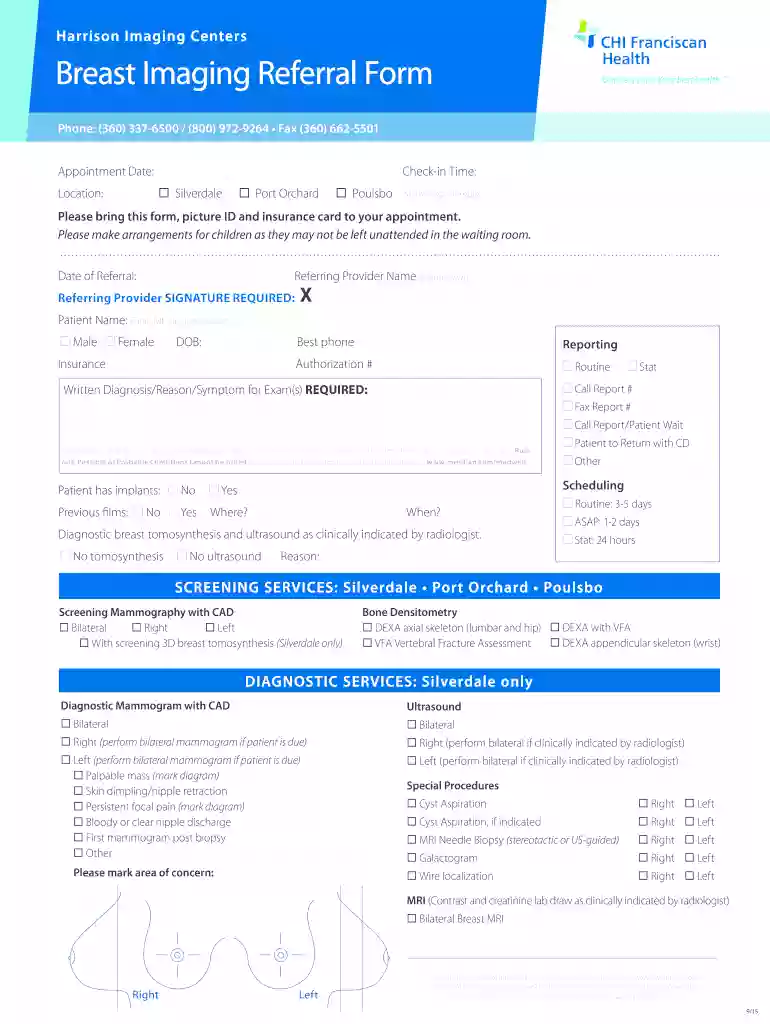 mammogram referral Preview on Page 1