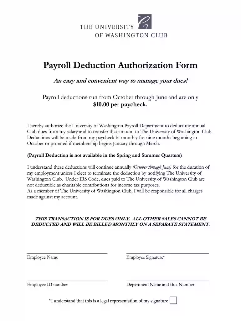 authority to deduct template Preview on Page 1