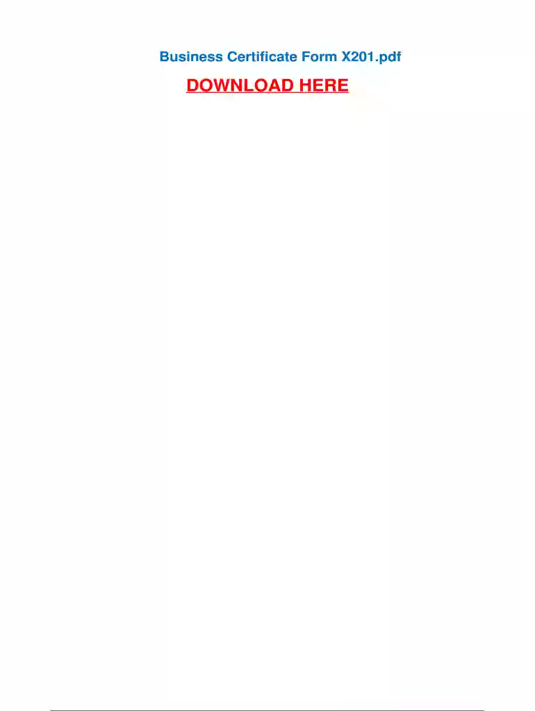 form x201 free download Preview on Page 1