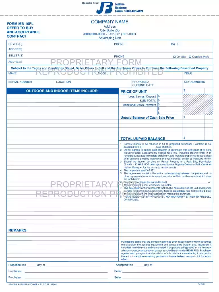 form mb 10fl Preview on Page 1