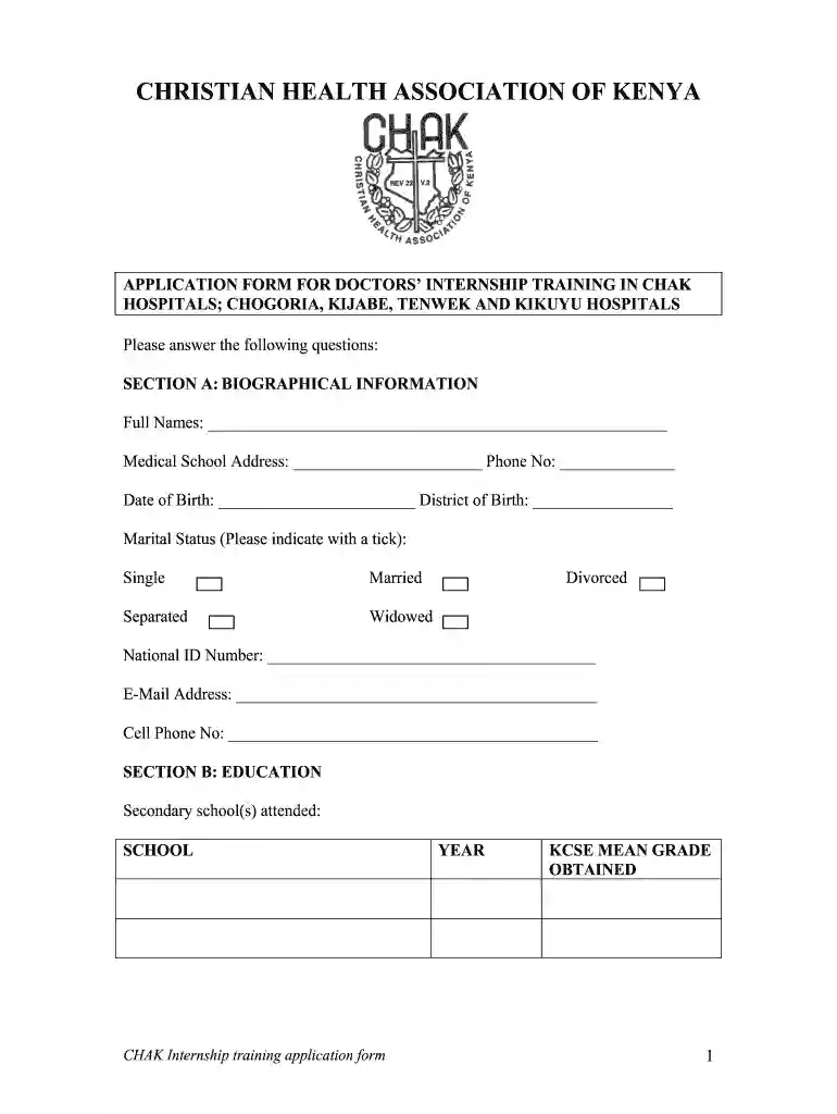 chak form Preview on Page 1