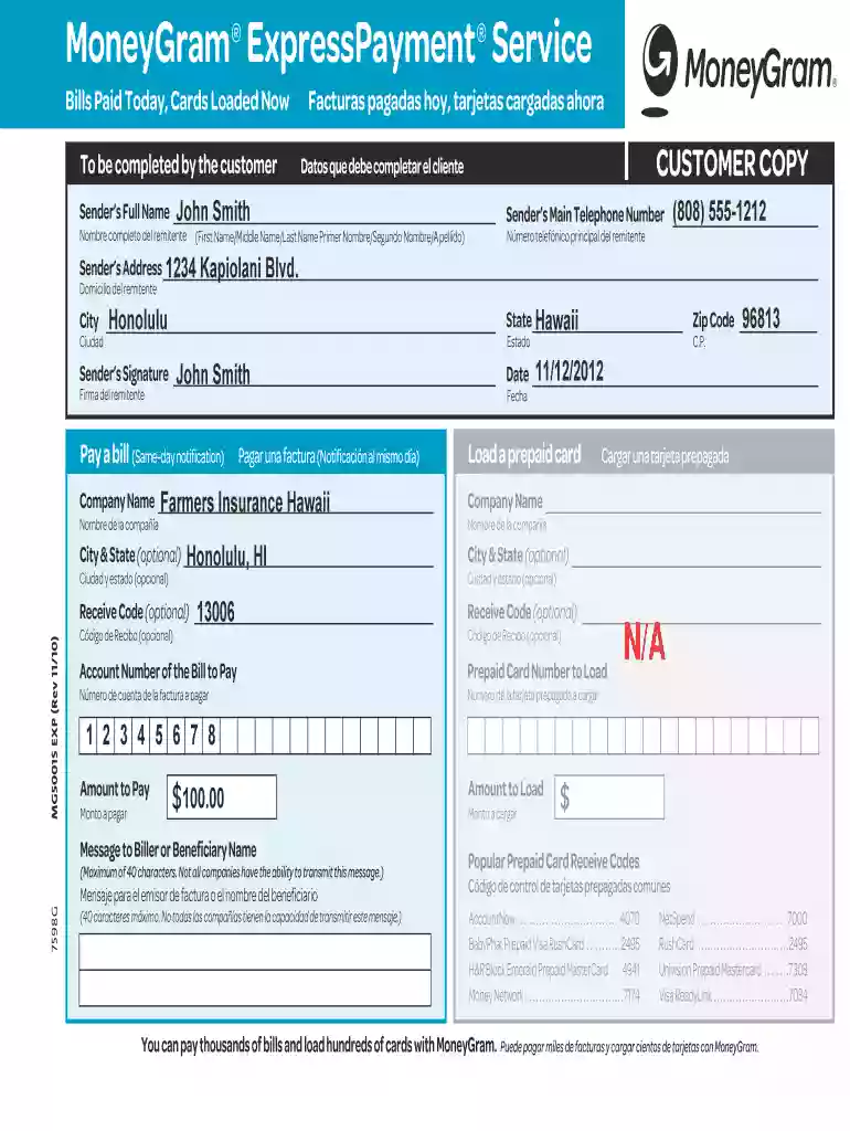 moneygram express Preview on Page 1