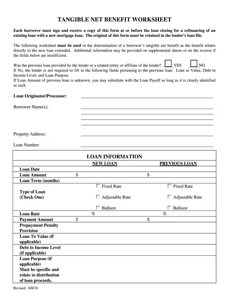 va net tangible benefit form pdf Preview on Page 1