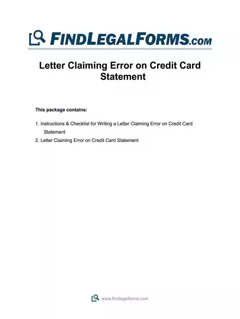 credit card statement generator Preview on Page 1