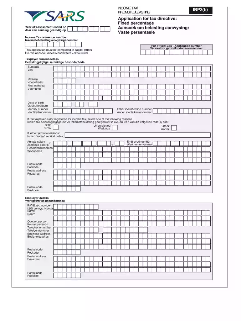 income aansoek persentasie template Preview on Page 1